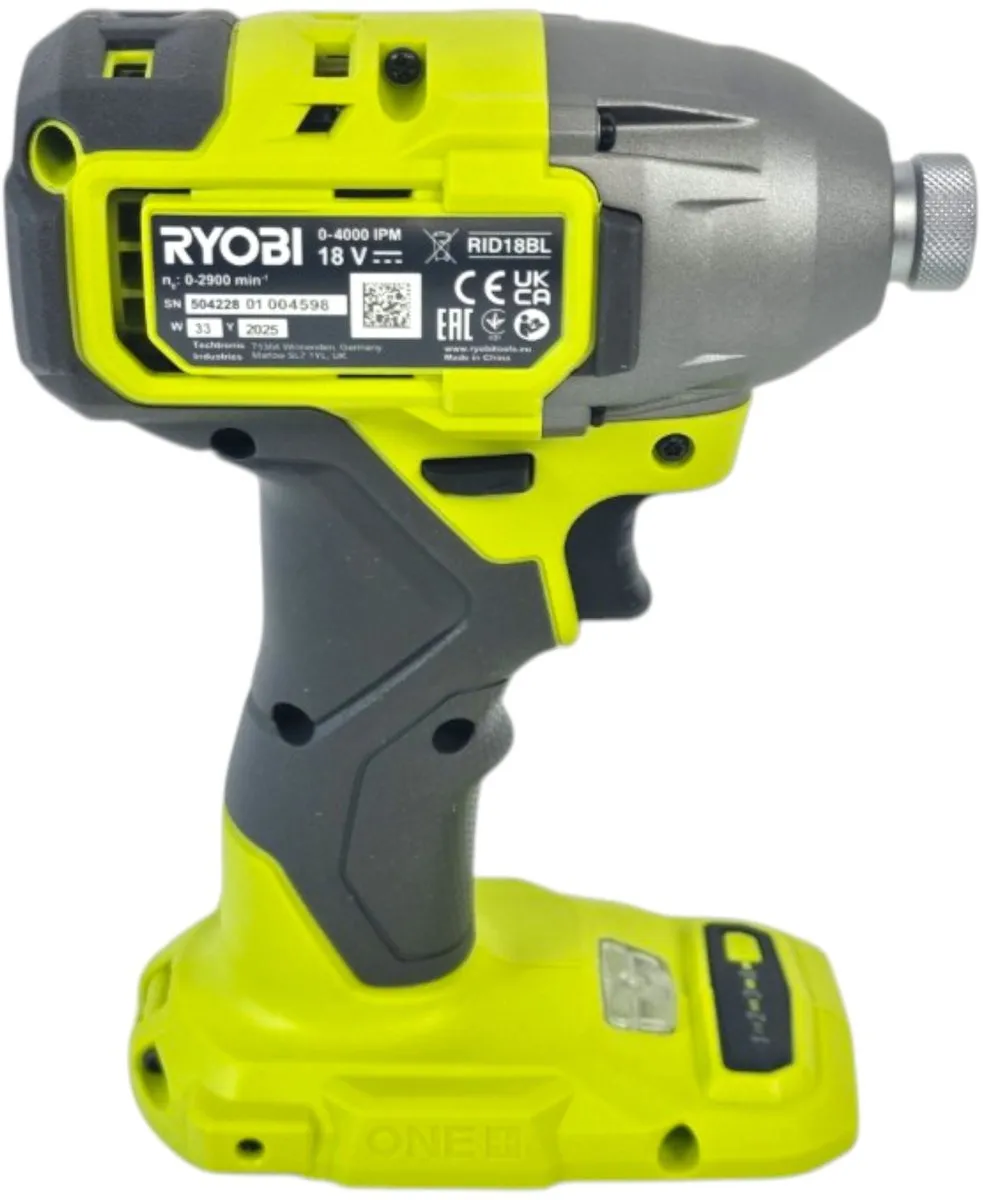 Ryobi RID18BL-0 Slagmoersleutel 18V 300Nm - Borstelloos - afbeelding 6 van 6