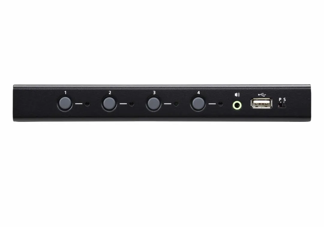 Aten CS724KM USB Boundless KM Switch - 4 Poorten - Zwart