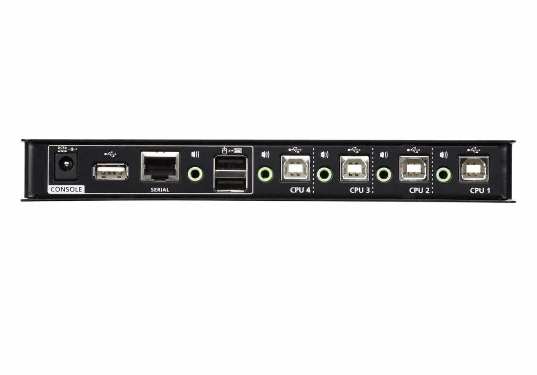 Aten CS724KM USB Boundless KM Switch - 4 Poorten - Zwart