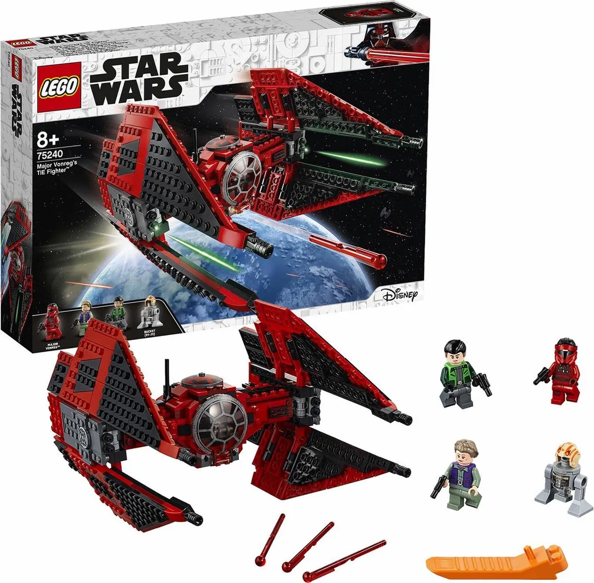LEGO Star Wars Vonreg's TIE Fighter 75240 - 496 Stukken - afbeelding 5 van 6