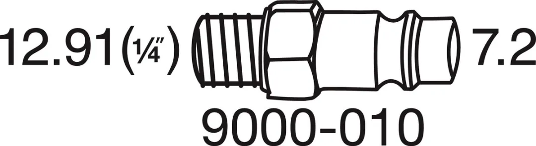 Hazet Pneumatische Werkbankslijpmachine 9032M-1 - 25.000 min-1