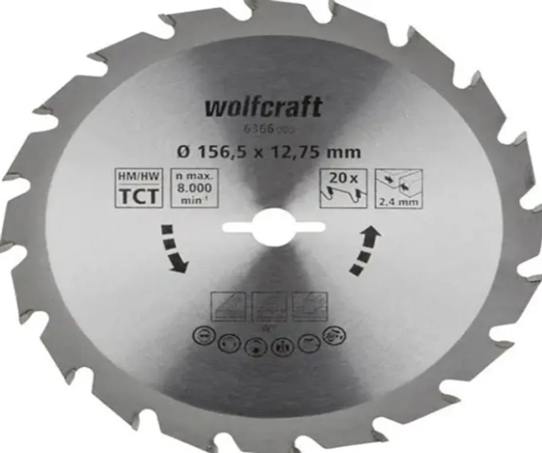 Wolfcraft Cirkelzaagblad 156,5mm