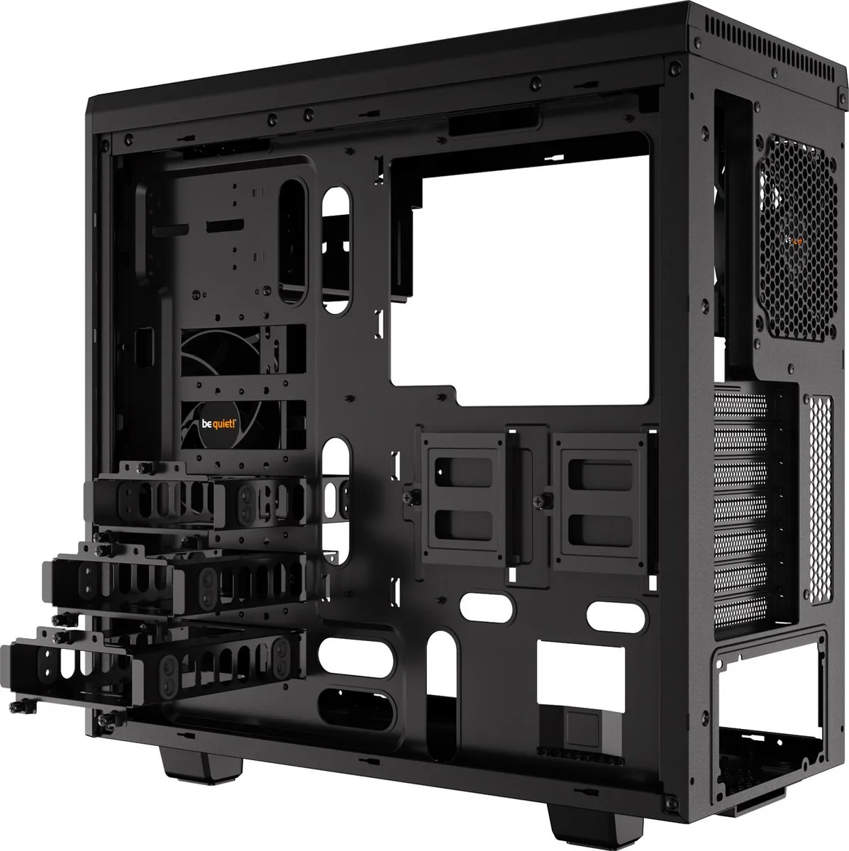 be quiet! Pure Base 600 - ATX Behuizing - Zwart/Zilver