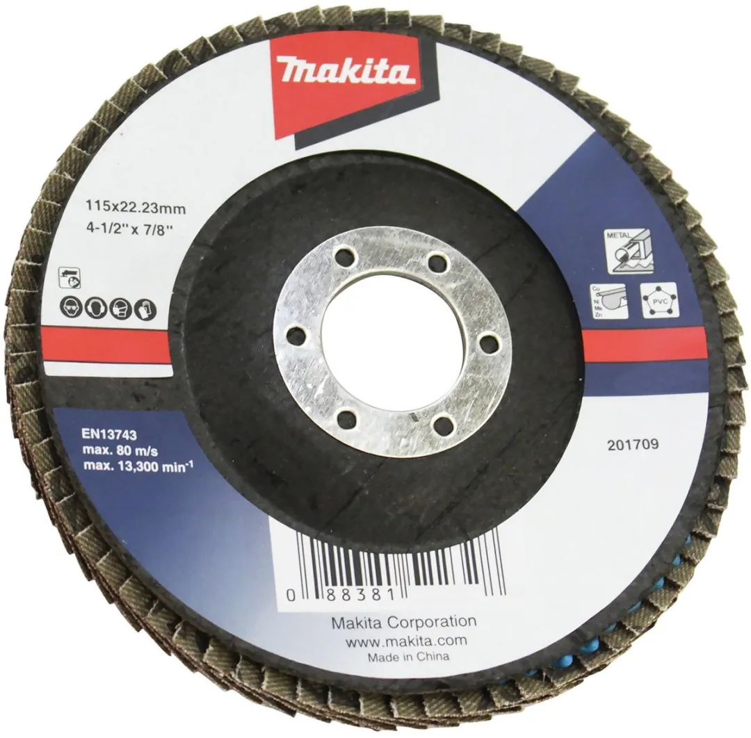 Makita Schuurschijf 115x22mm K120 Uni-AE