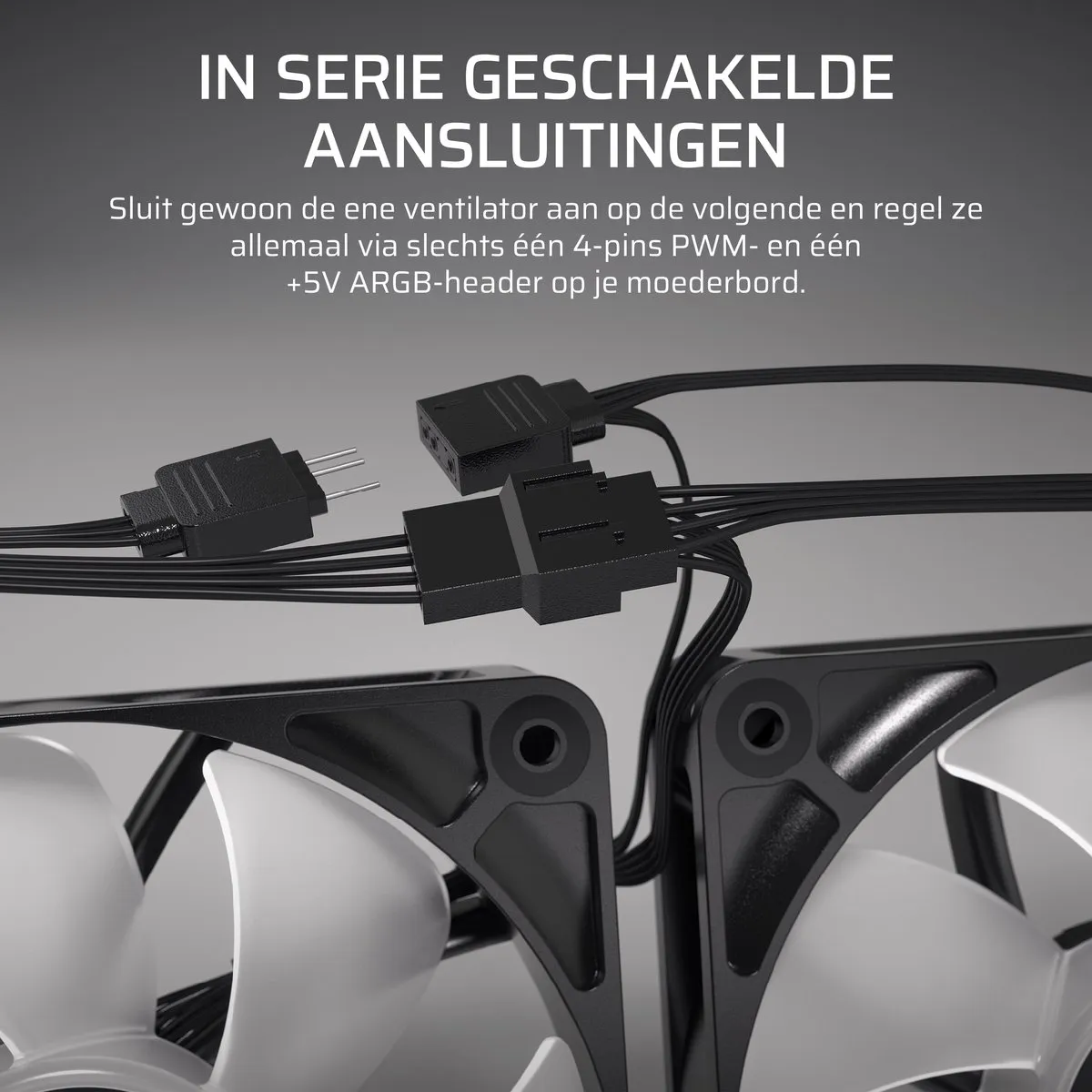 Corsair RS120 ARGB CO-9050181-WW 120mm Ventilator - 3 Stuks - Zwart