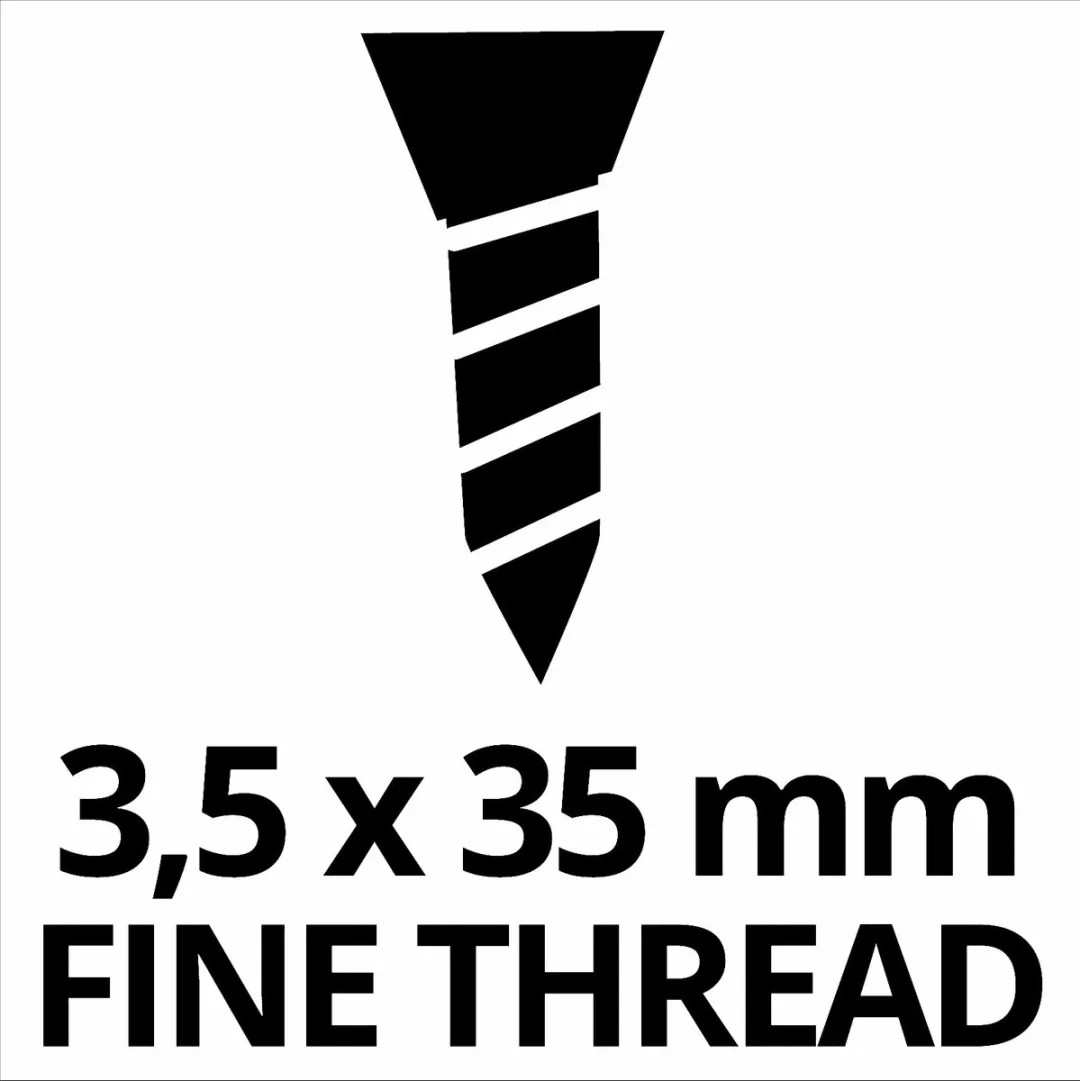 Einhell Schroeflint 3,5x35mm - 1000 Stuks