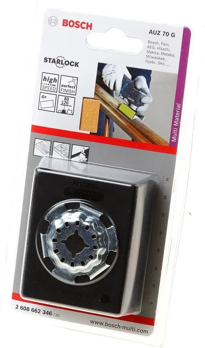 Bosch AUZ70G Schuurplaat - Oscillerend - Hout