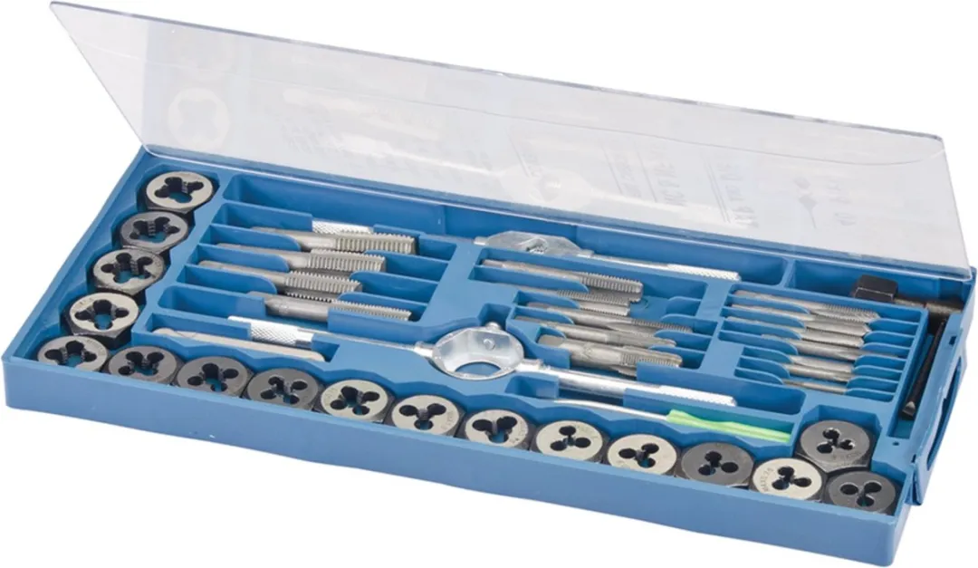 Silverline Tap en snijmoerenset 40-delig
