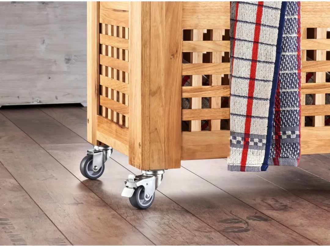 Parkside Transportwielen 360° Draaibaar - Set van 4 - Grijs/Zilver