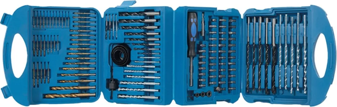 Silverline Boor- en Bitset 126-delig - Titanium