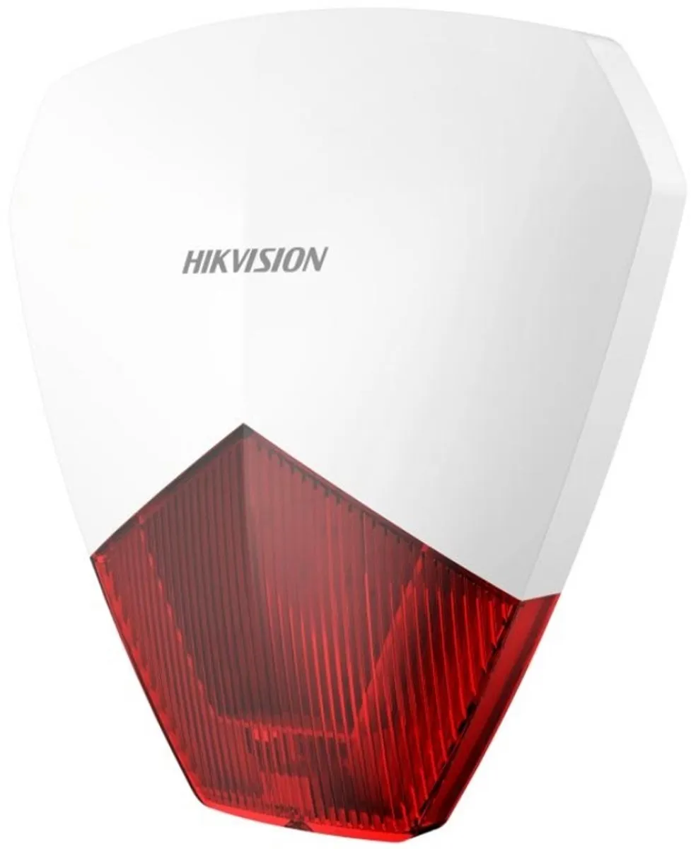 Hikvision DS-PS1-R Bekabelde Sirene - Rood