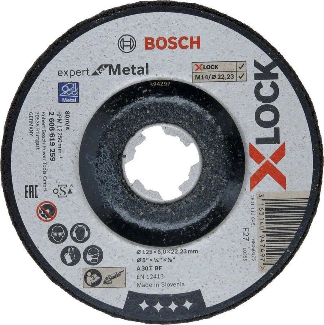 Bosch Professional Xlock Afbraamschijf 125mm Metaal