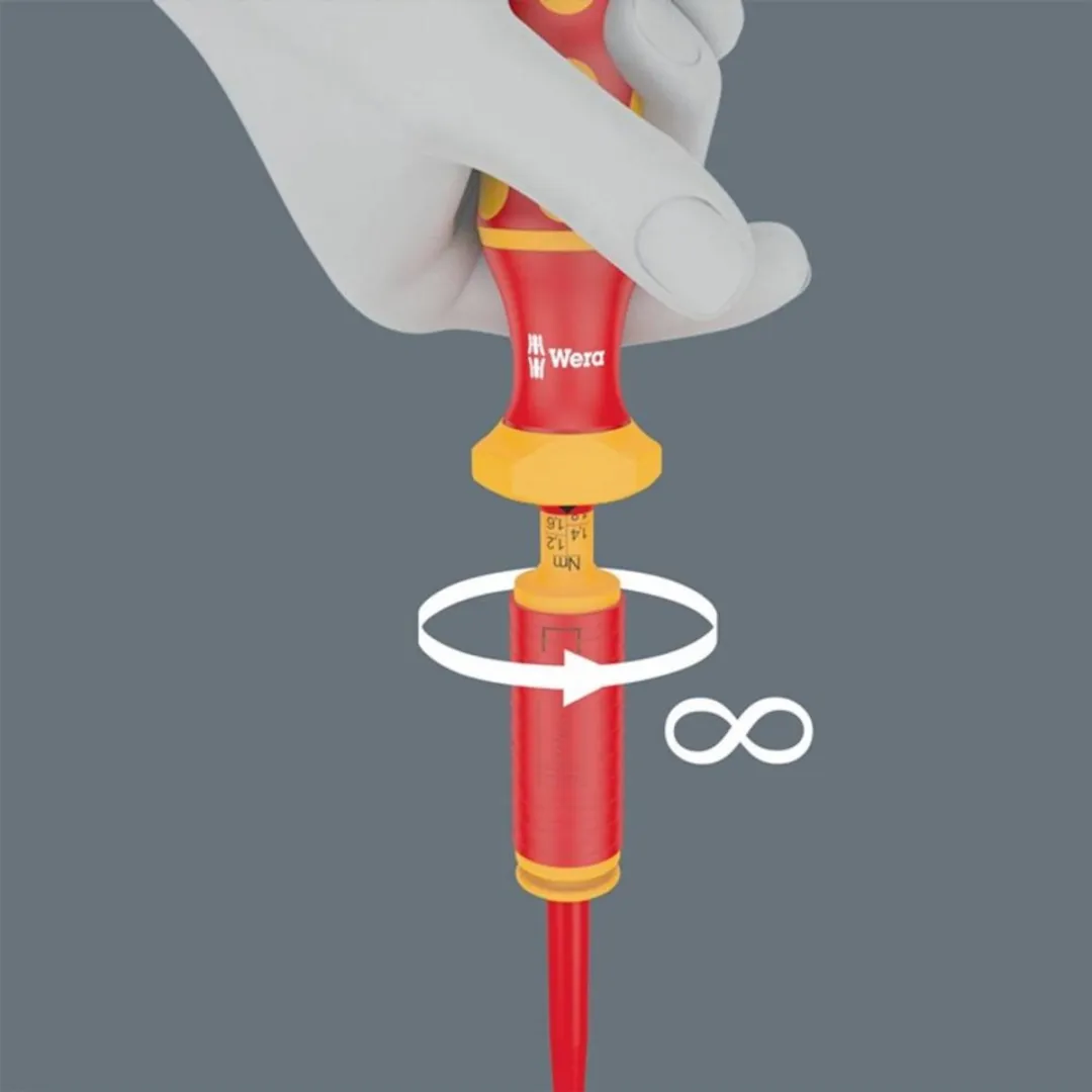 Wera 7444 VDE Verwisselbaar Handvat - Geel/Rood