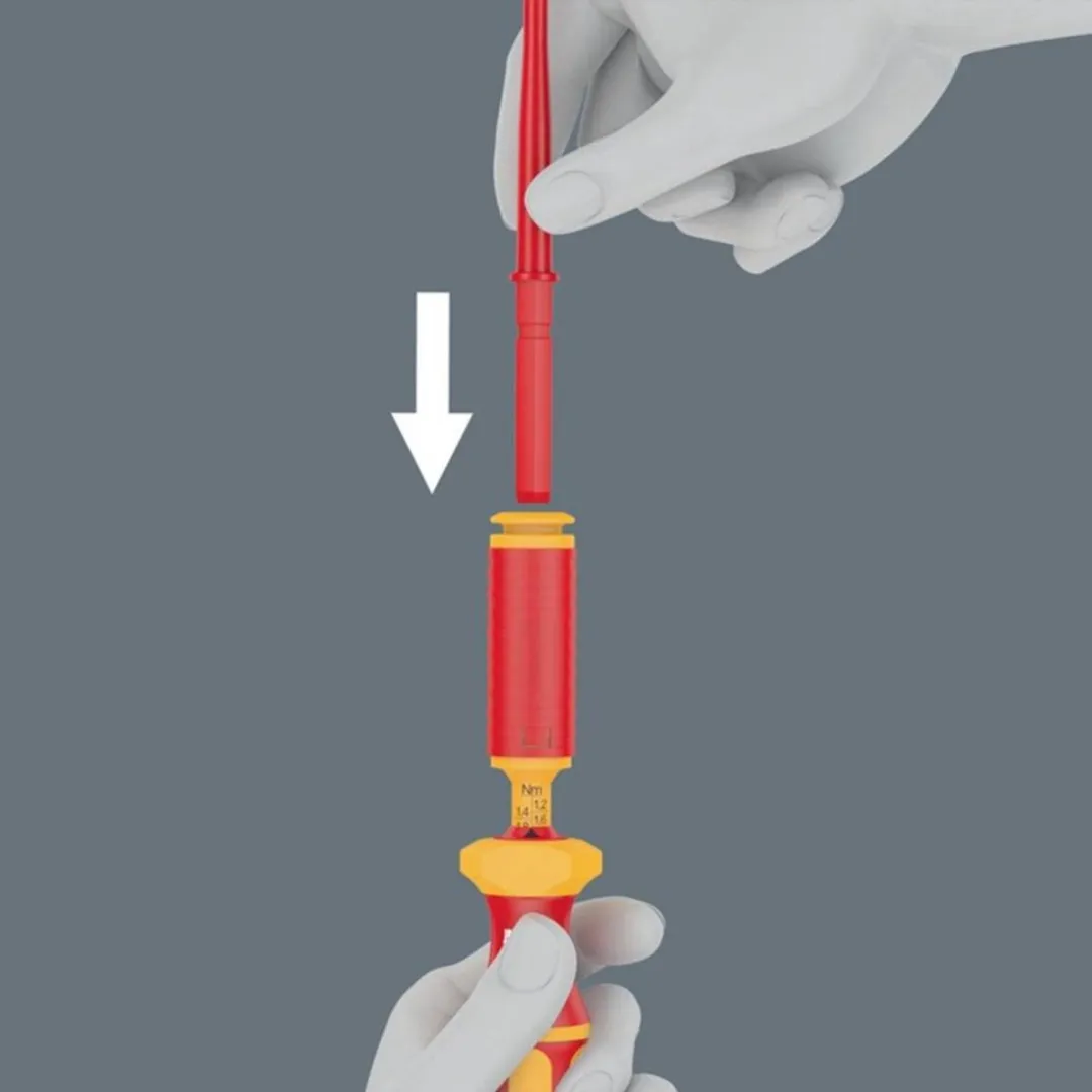 Wera 7444 VDE Verwisselbaar Handvat - Geel/Rood