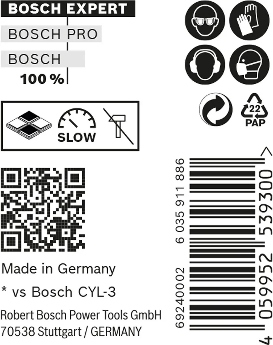 Bosch Professional CYL-9 MultiConstructie Boormachine 10 Stuks