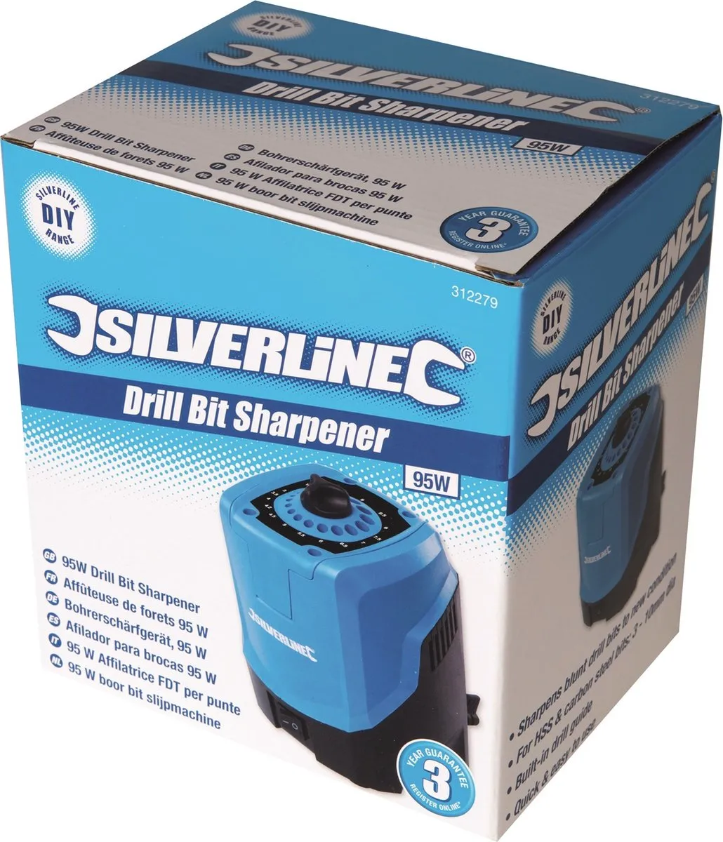 Silverline Boorbitslijpmachine 95W - Metaal