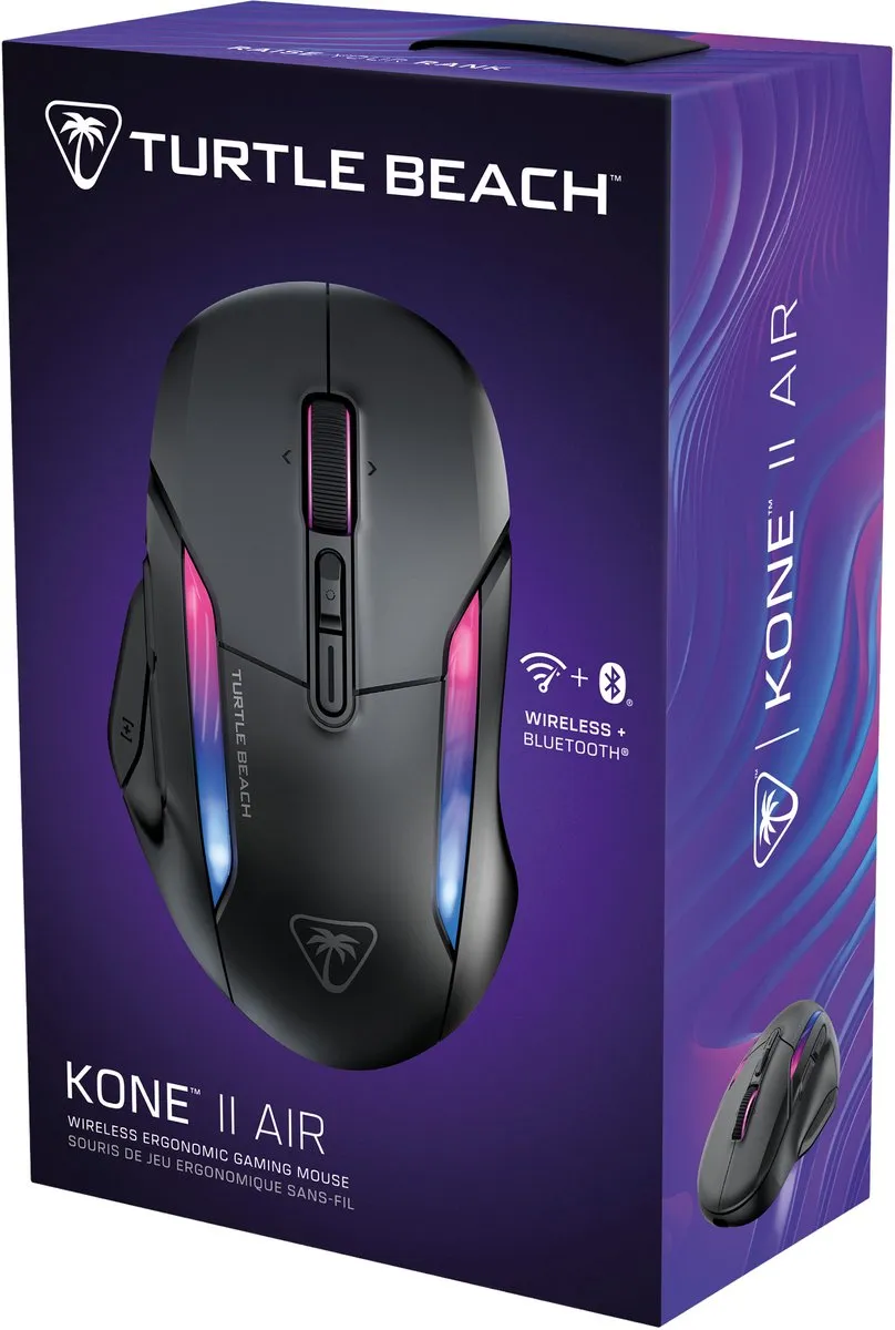 Turtle Beach Kone II Air TURA45.BX.GANC Gamingmuis - Zwart