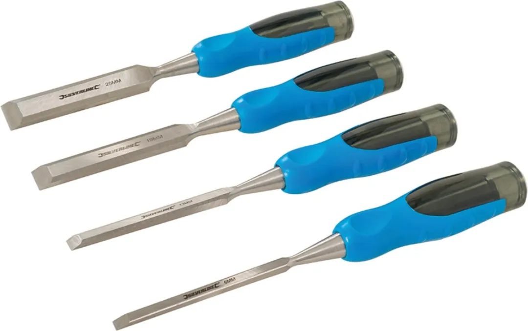 Silverline Houtbeitelset 4-delig 6-25mm