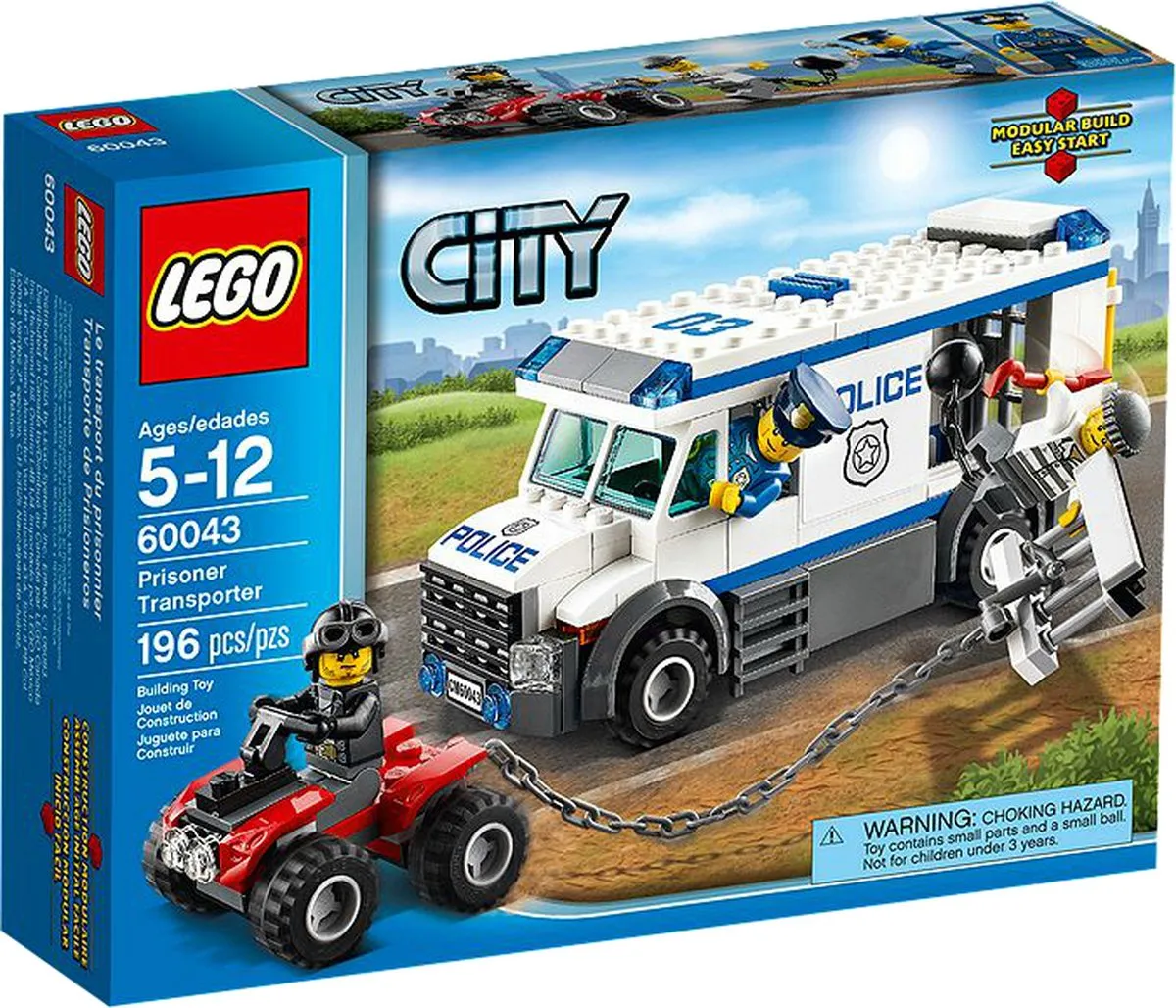 LEGO City Gevangenentransport 60043