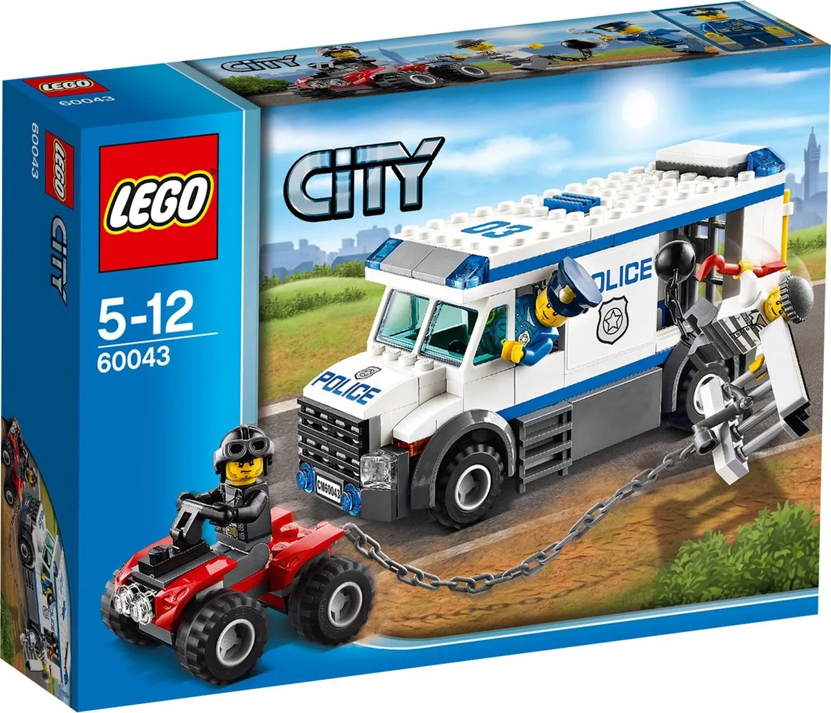 LEGO City Gevangenentransport 60043 - 183 Stukken - afbeelding 2 van 4