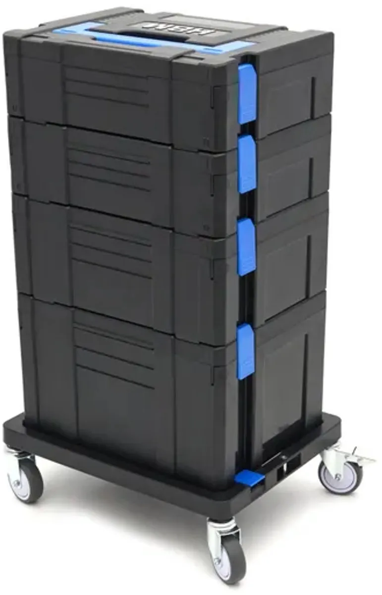 HBM H130953 Verrijdbare Gereedschapskoffer 105-delig - Zwart - afbeelding 6 van 6
