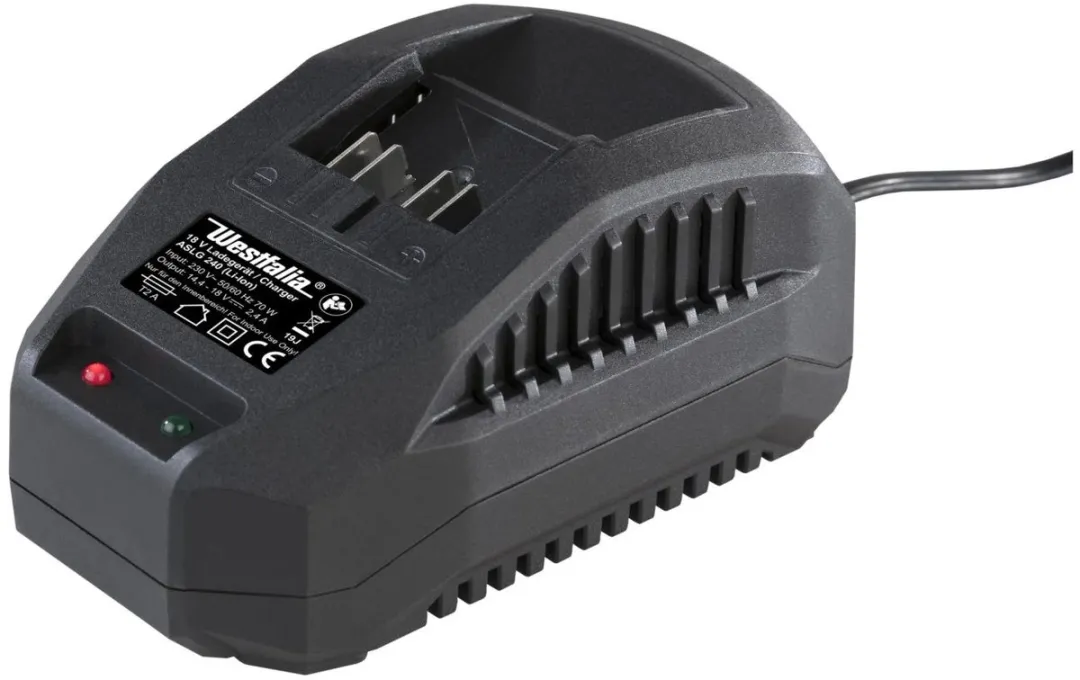 Westfalia 18V Li-ion Accu 2.0Ah A2AH18 + Snellader ALG240 - afbeelding 6 van 6