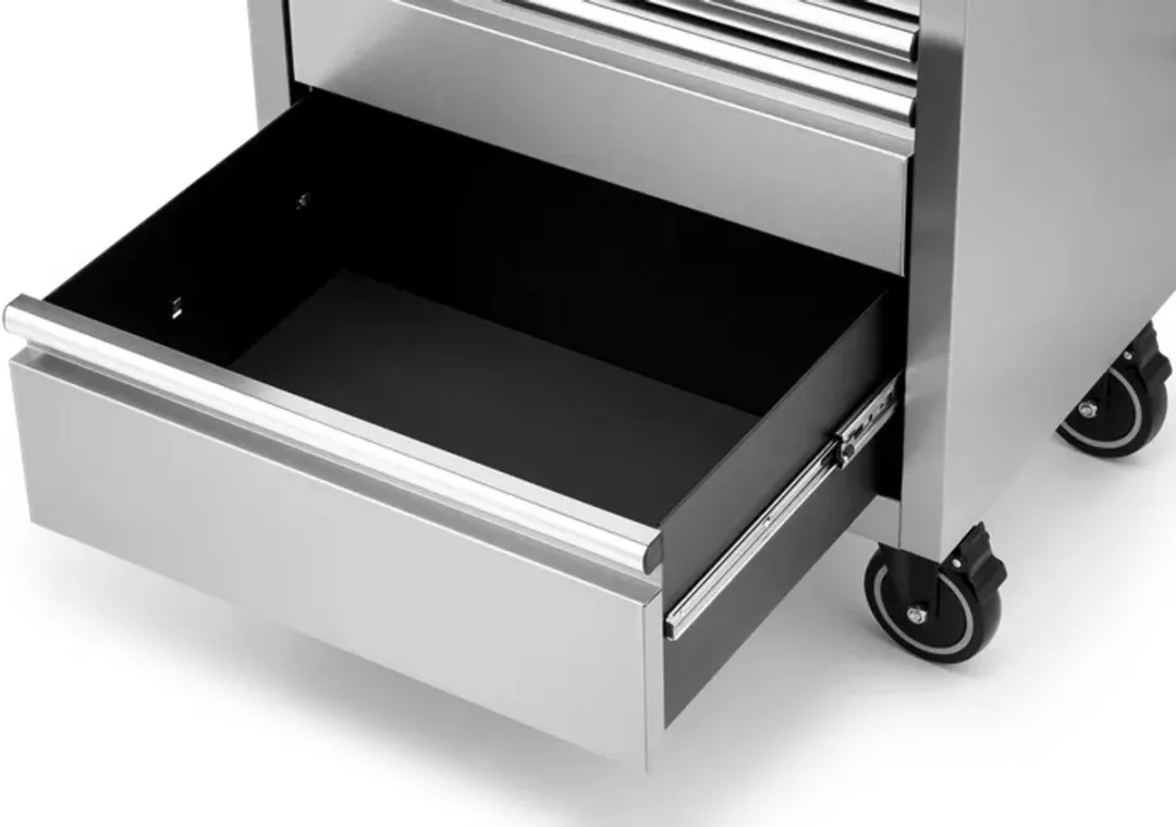 HBM RVS 7-Laden Gereedschapswagen