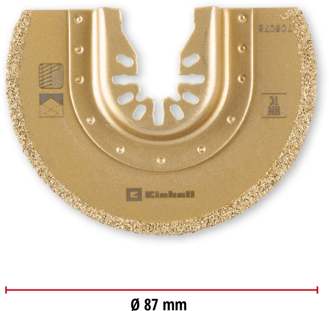 Einhell 708078 Zaagblad Halbrund HM 87mm