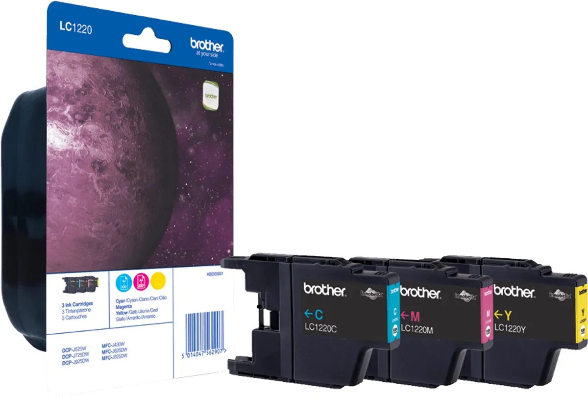 Brother LC1220RBWBP Inktcartridge
