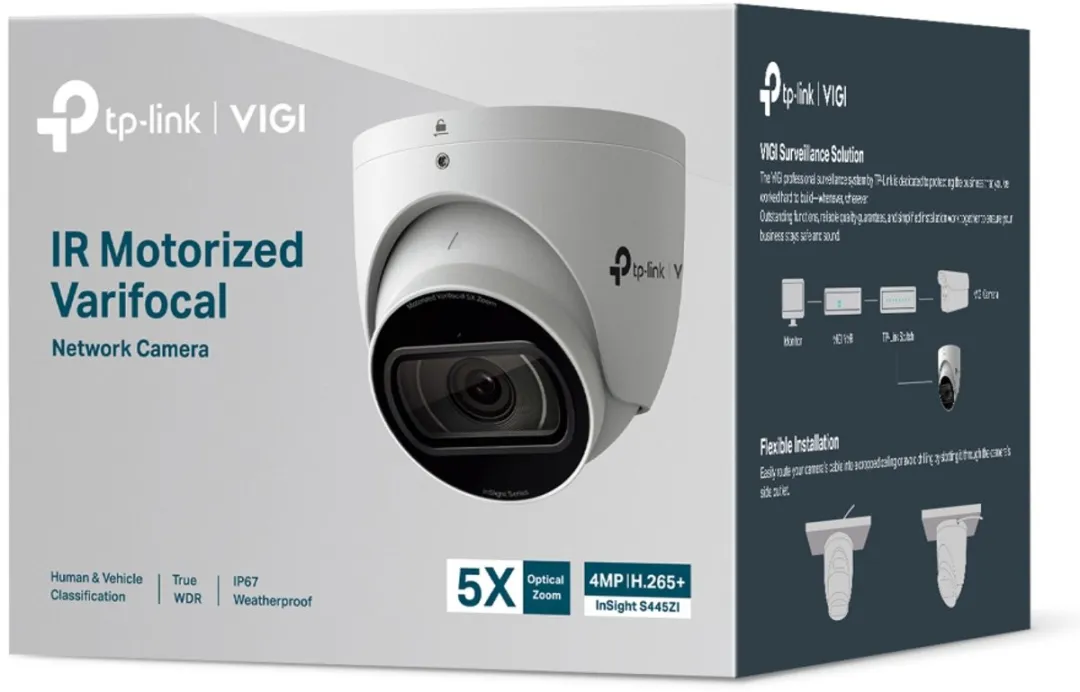 TP-Link VIGI InSight S445ZI Turretcamera - Wit
