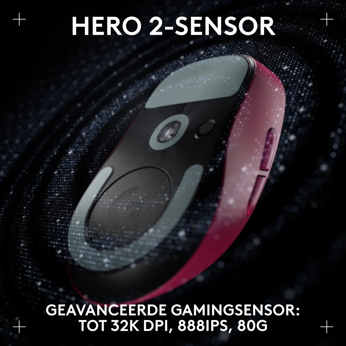 Logitech G Pro X Superlight 2 DEX Gaming Muis - Magenta