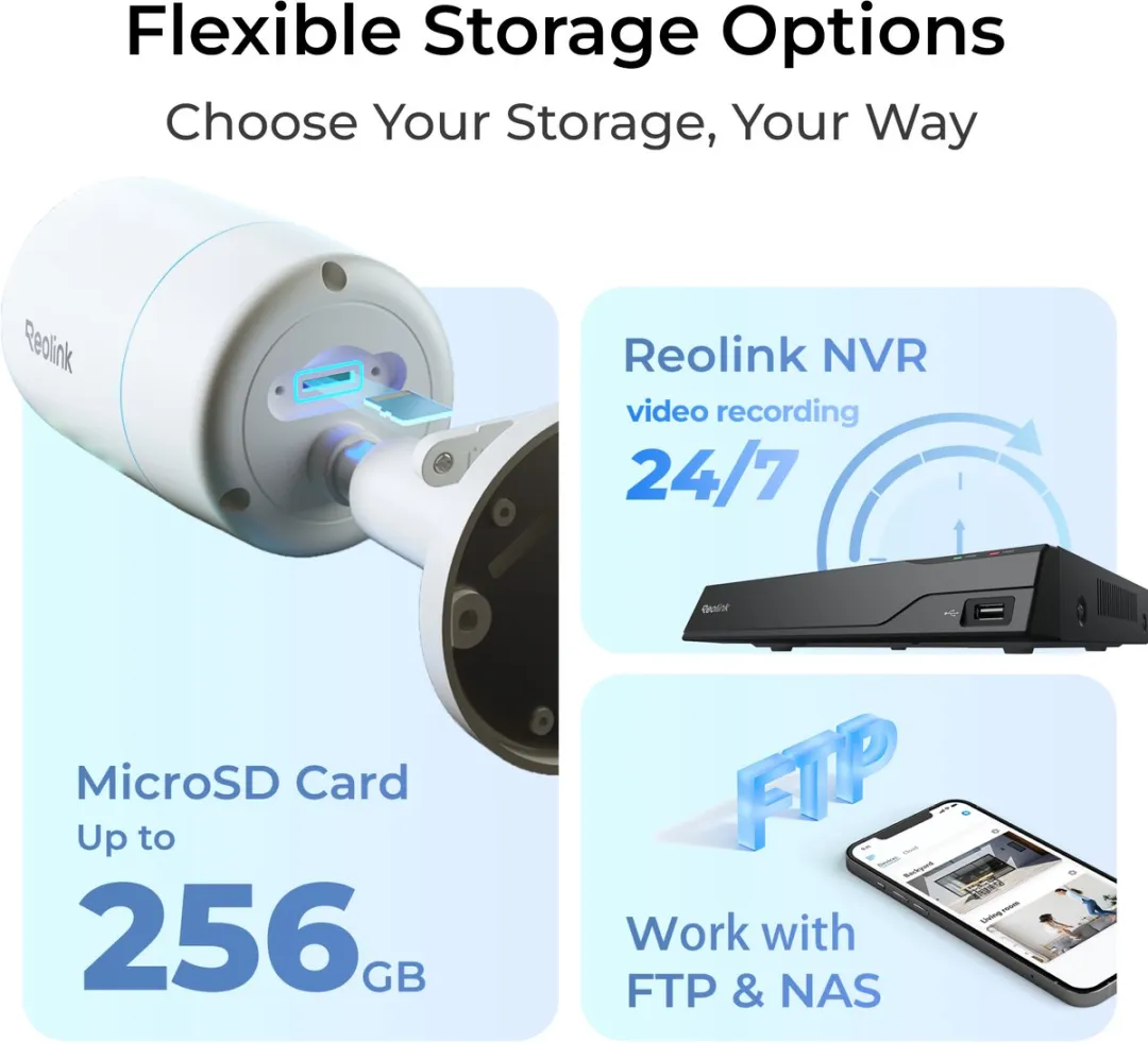Reolink ColorX PoE Bulletcamera 4K - Wit