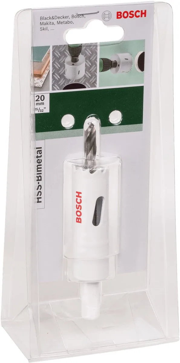 Bosch HSS-Bimetaal Gatzaag 20mm - Metaal