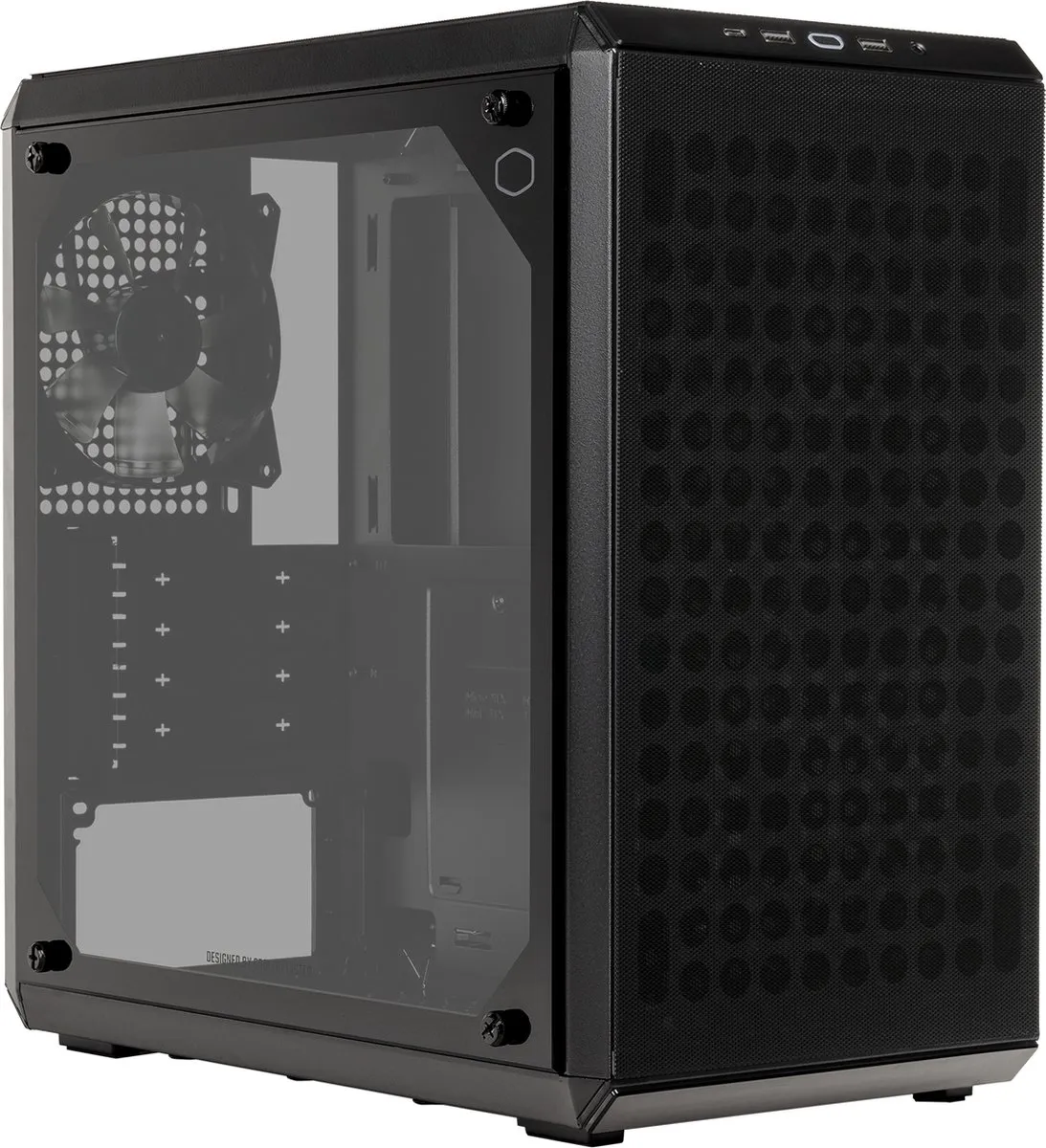 Cooler Master Q300L V2 Micro-ATX Behuizing - 1x 3.5" 2x 2.5" - USB-C