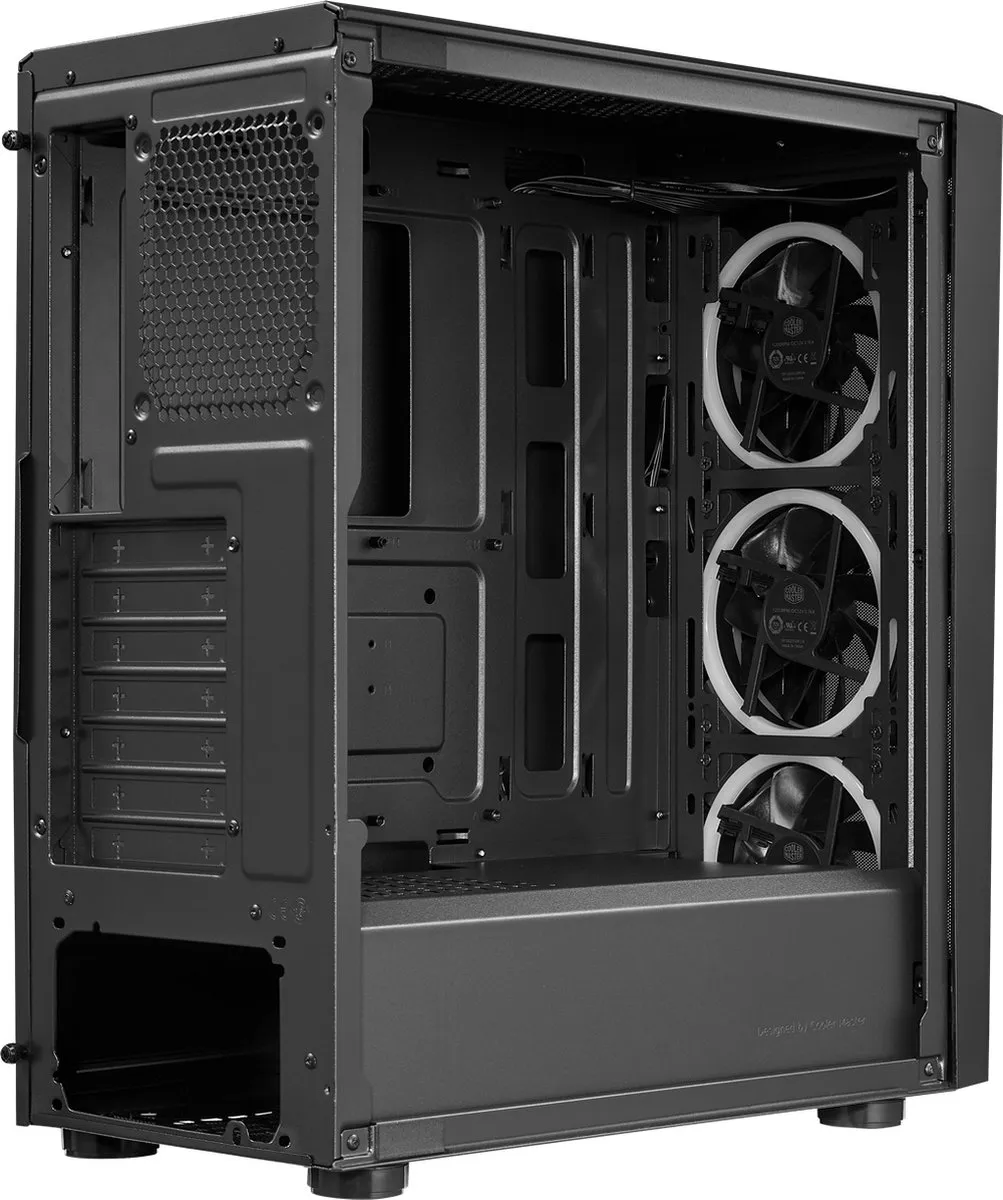 Cooler Master CMP 510 ATX Semi-toren - 3 Ventilatoren - Zwart - afbeelding 6 van 6