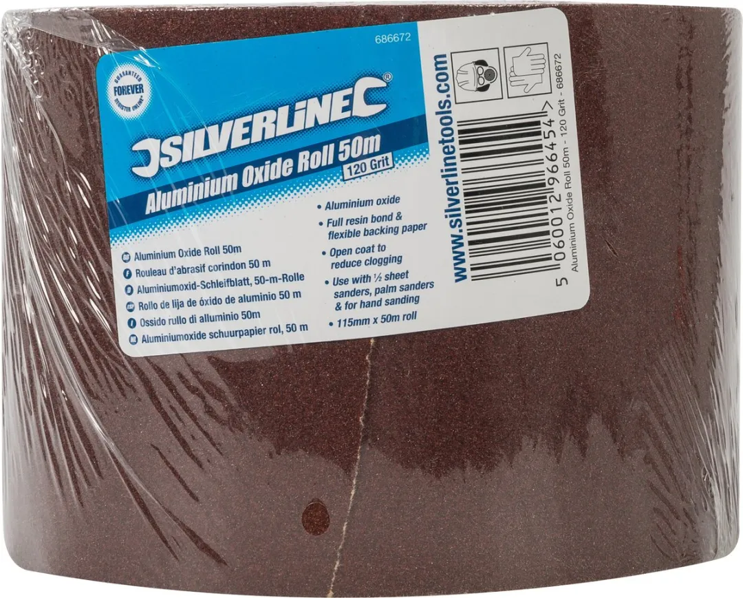 Silverline Schuurpapier op rol 120