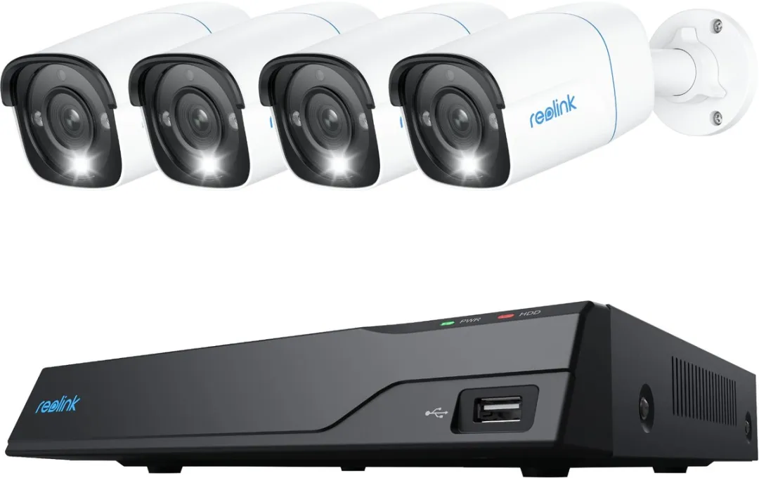 Reolink NVS8-8MB4 beveiligings set - 8MPixel - 4 camera's