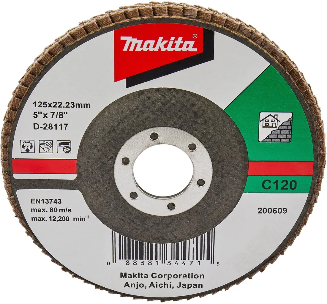 Makita K120 SC-F Schuurschijf 125x22mm