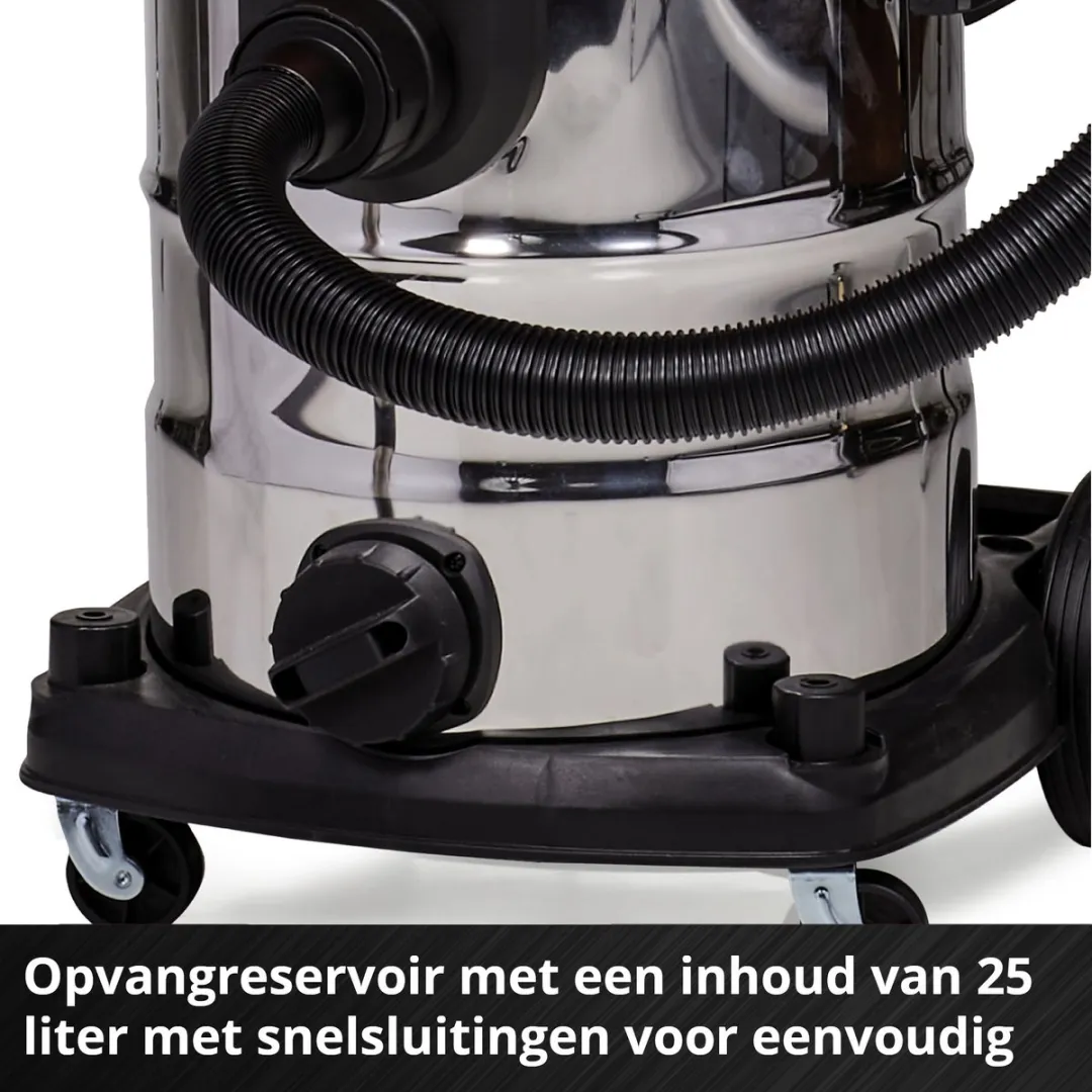 Einhell TE-VC 36/25 Li S Accu Nat-/Droogzuiger - 25L - Blaasfunctie