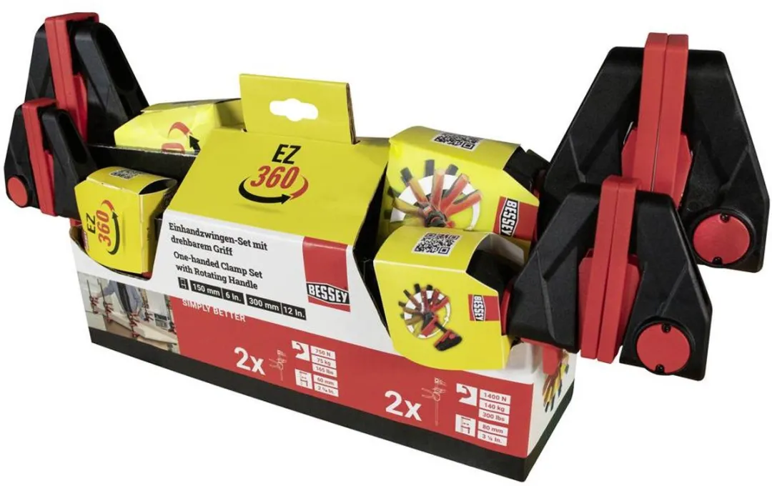 Bessey EZ360M-EZ360-SET Klemmen