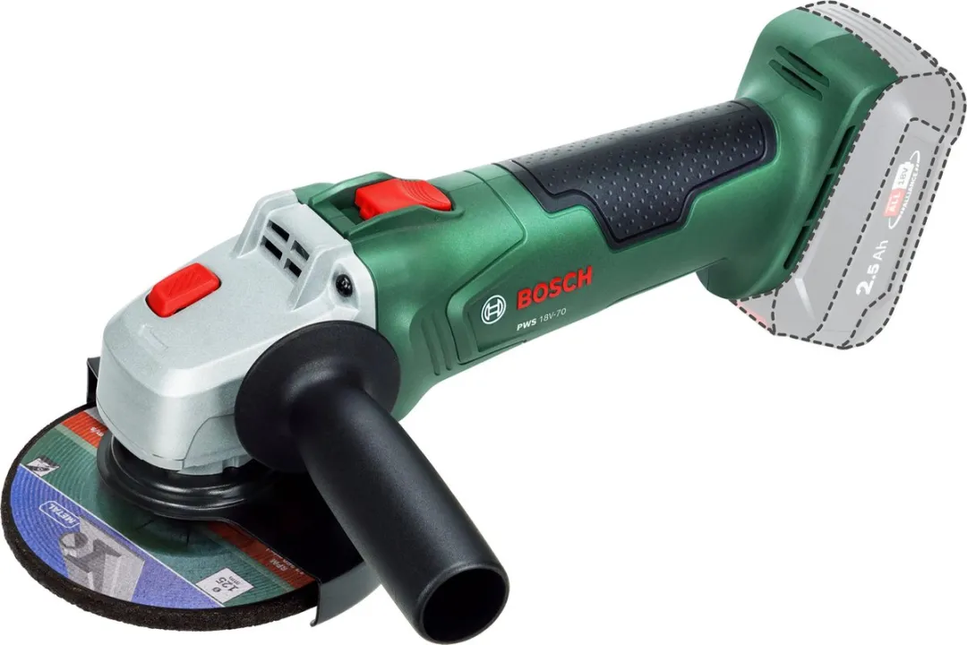 Bosch PWS 18V-70 Haakse Slijper 125mm
