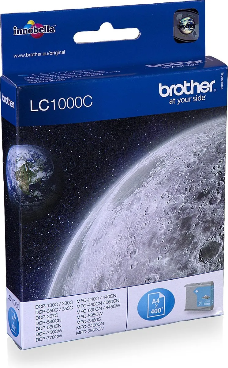 Brother LC-1000C Inktcartridge - Cyaan