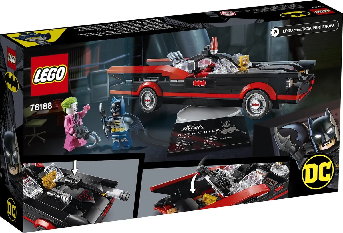 LEGO DC Batman Klassieke TV-serie Batmobile 76188 - 345 Stukken