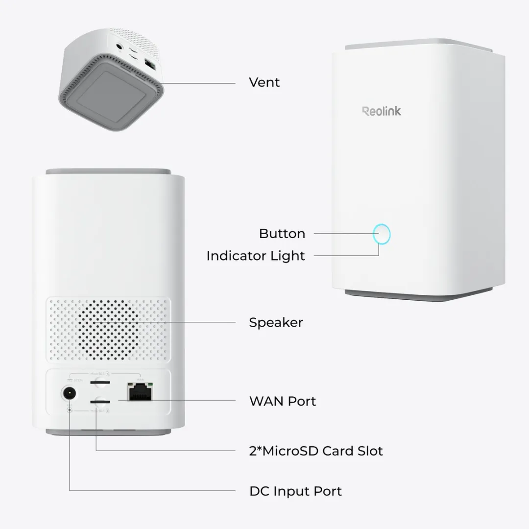 Reolink Home Hub - 2TB Lokale opslag - Wit