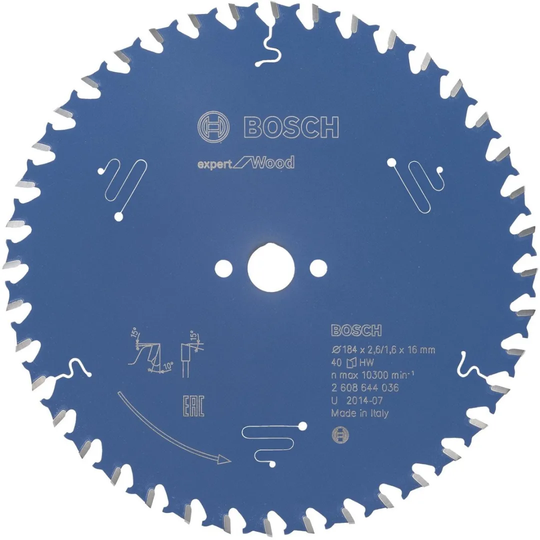 Bosch Expert for Wood Cirkelzaagblad 184mm