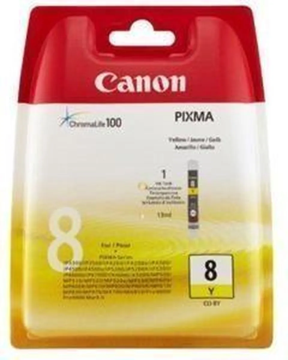 Canon CLI-8Y Inktcartridge Geel