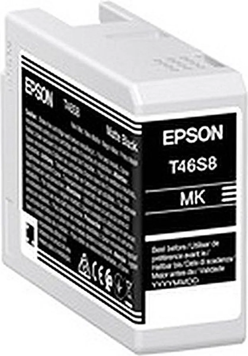 Epson UltraChrome Pro C13T46S800 Mat Zwart Inktcartridge - 25ml