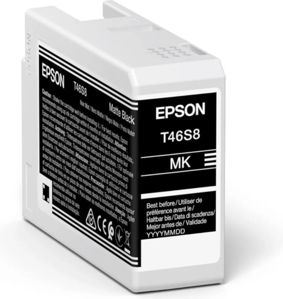 Epson UltraChrome Pro C13T46S800 Mat Zwart Inktcartridge - 25ml
