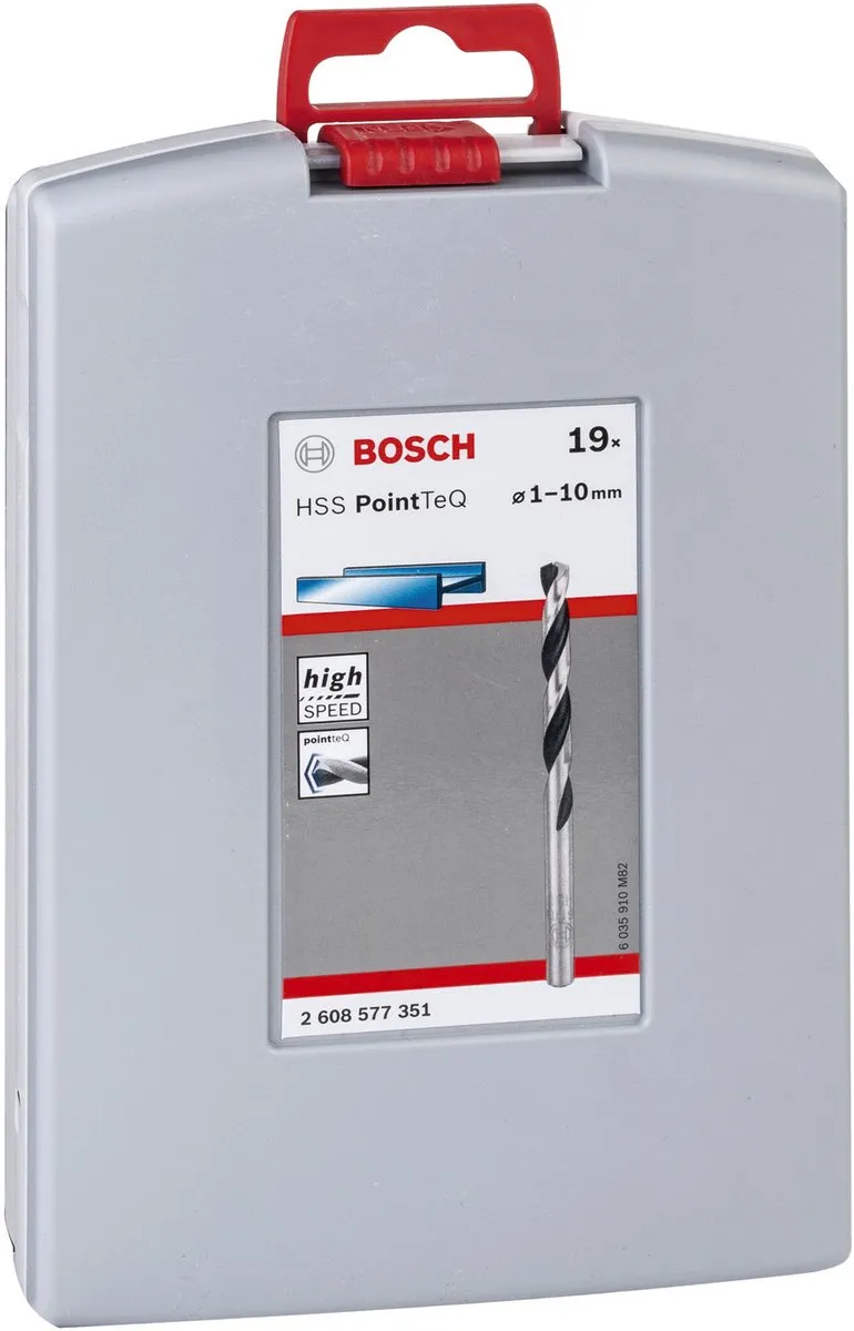 Bosch Metaalborenset Pro HSS-R 19-delig 1-10mm