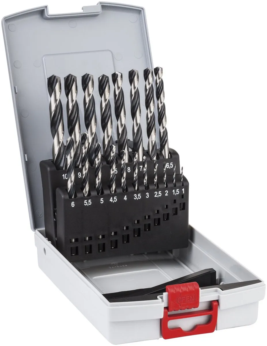 Bosch Metaalborenset Pro HSS-R 19-delig 1-10mm